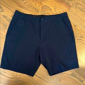 Under Armour Blue Flat Front Golf Shorts sz 38